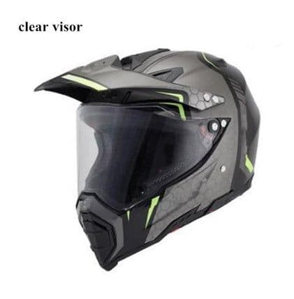 image-Off-road helmet motorcycle racing helmet road off-road dual-use helmet men and women four seasons pull helmet full face helmet