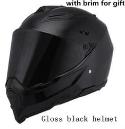 image-Off-road helmet motorcycle racing helmet road off-road dual-use helmet men and women four seasons pull helmet full face helmet