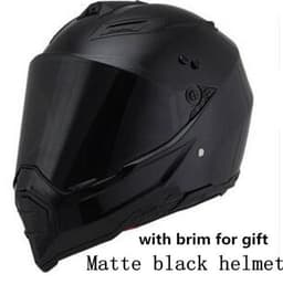 image-Off-road helmet motorcycle racing helmet road off-road dual-use helmet men and women four seasons pull helmet full face helmet