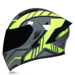 image-Half Helmet Helmet Personality Winter Locomotive Gray