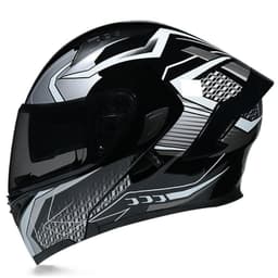 image-Half Helmet Helmet Personality Winter Locomotive Gray