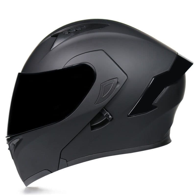 image-Half Helmet Helmet Personality Winter Locomotive Gray