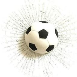 image-Hot 3D stereo football basketball tennis baseball tennis crazy car glass motor vehicle supplies wholesale labeling