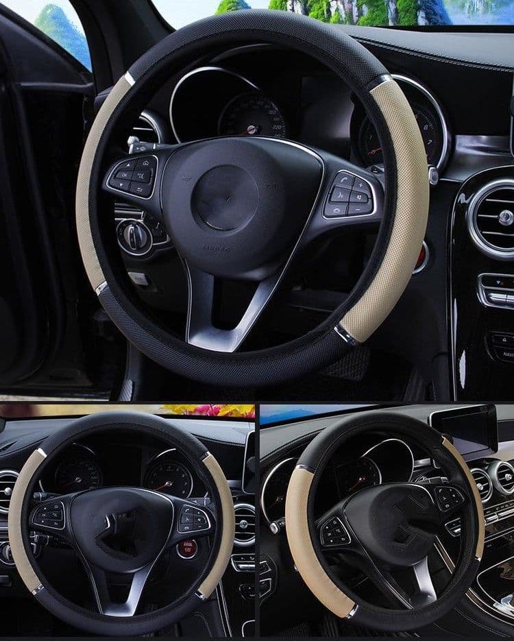 image-Foamed Metal Strip Automobile Steering Wheel Cover