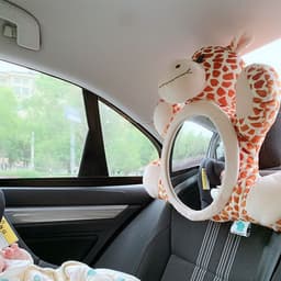 image-Car Safety Seat Rear View Basket Mirror Baby Monitor Mirror Reflector