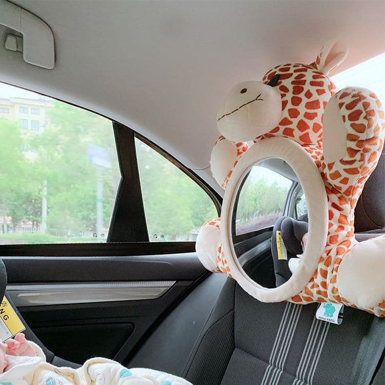 image-Car Safety Seat Rear View Basket Mirror Baby Monitor Mirror Reflector