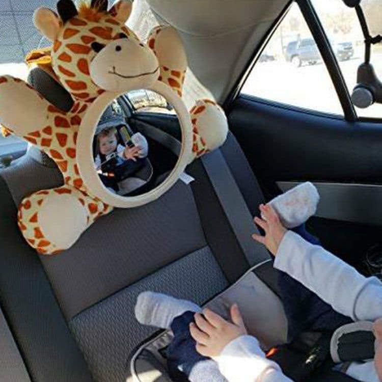 image-Car Safety Seat Rear View Basket Mirror Baby Monitor Mirror Reflector
