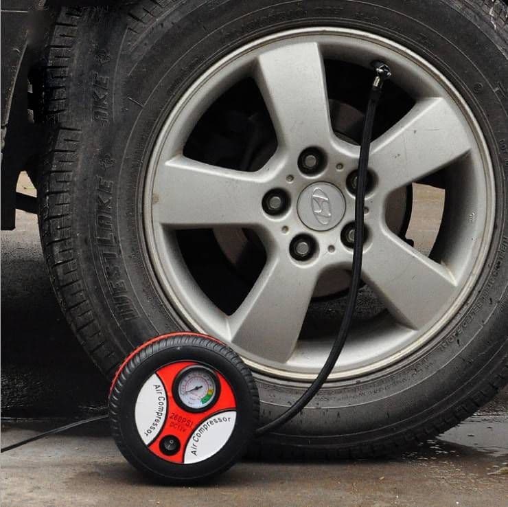 image-Car Battery Car Portable Tire Electric Inflator