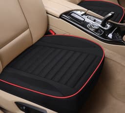image-Car Seat Cover,Flax Cushion Seasons Universal Breathable For Most Four-Door Sedan&SUV Ultra-Luxury Car Seat Protection