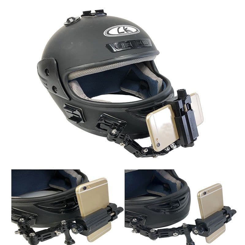 image-Camera bracket motorcycle helmet