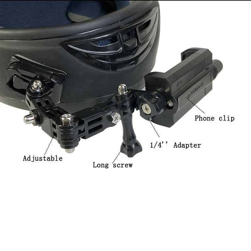 image-Camera bracket motorcycle helmet
