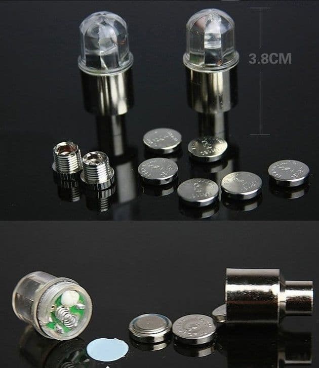image-Bicycle electric car hot wheels colorful nozzle lights car motorcycle nozzle lamp