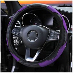 image-Car Steering Wheel Cover Carbon Fiber Sports Model Without Inner Ring