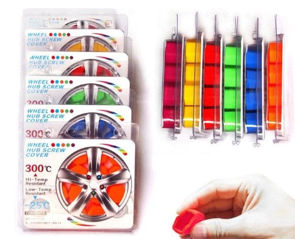 image-Silicone Car Wheel Nut Screw Cover Car Rims Exterior Bolt Caps