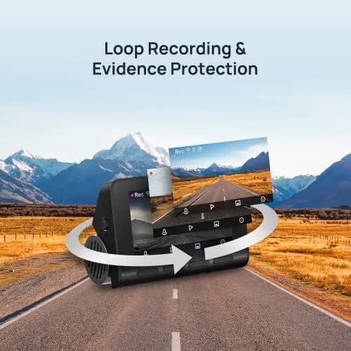 image-70mai A800S-1 4K Dash Cam Car DVR 24H Support Parking Monitor Rear Or Internal Camera