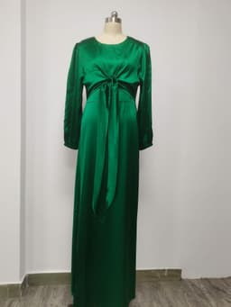 image-Ramadan Eid Mubarak Kaftan Dubai Abaya Turkey Muslim Women Hijab Satin Dress Islam Caftan Marocain Dresses Vestidos Robe Femme