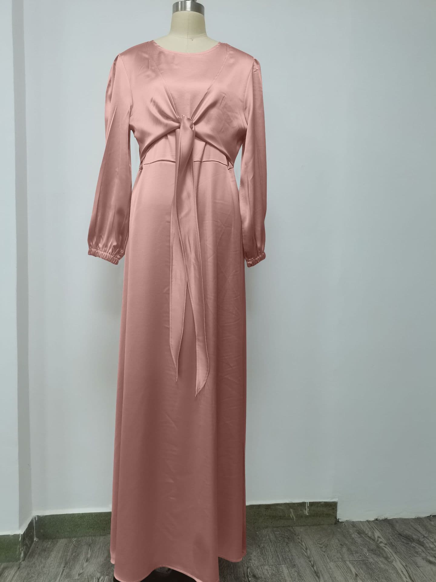 image-Ramadan Eid Mubarak Kaftan Dubai Abaya Turkey Muslim Women Hijab Satin Dress Islam Caftan Marocain Dresses Vestidos Robe Femme