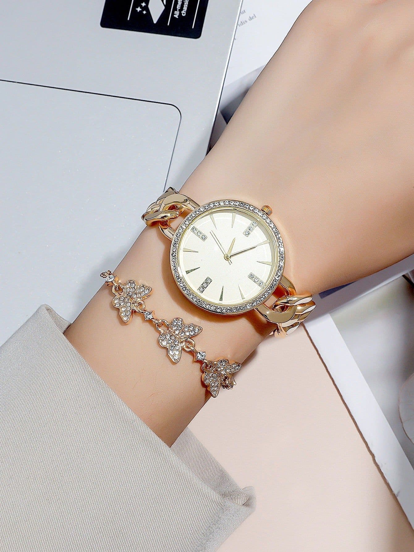 image-Women's Wrist Watch Simple Thin Strap Bracelet Watch