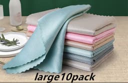 image-Dish Cloth Non-Stick Oil Rags Household Kitchen Bowl Absorbent Scouring Cloth