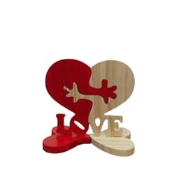 image-Heart-shaped Wooden Decoration Valentine's Day Gift