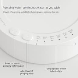 image-Desk Dispenser Electric Water Gallon Automatic Water Bottle Dispenser Rechargeable Water Dispenser