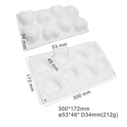image-Valentines Day Gift Silicone Cake Mould Baking Appliance Kitchen Supplies