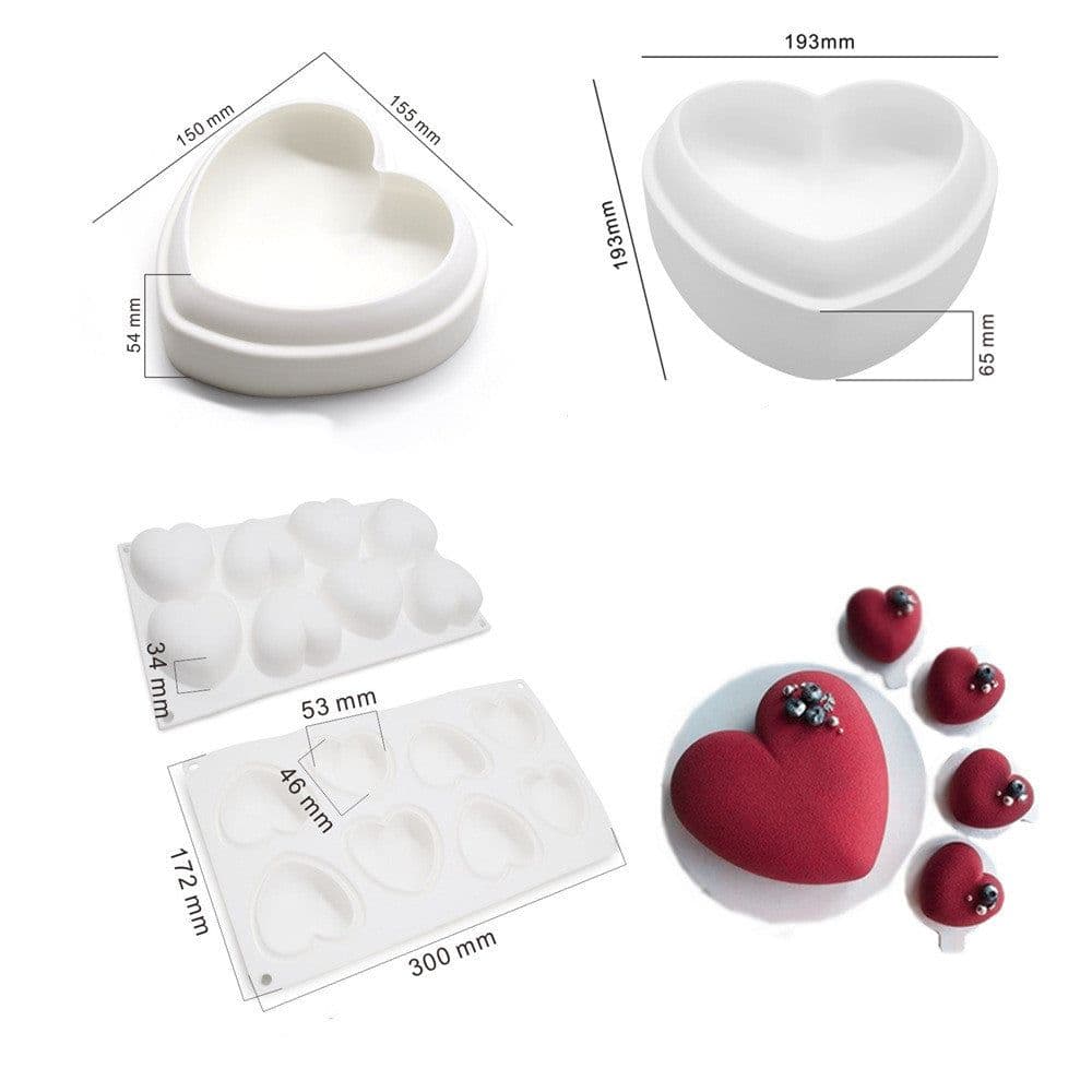 image-Valentines Day Gift Silicone Cake Mould Baking Appliance Kitchen Supplies