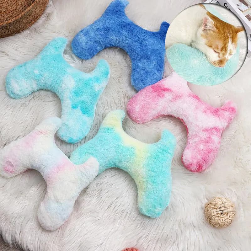 image-Pet Pillow Super Soft Tie-dyed Plush Cat Supplies Pet Products