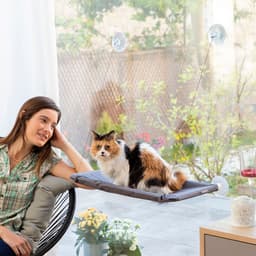 image-Hanging Cat Hammock Catlax InnovaGoods