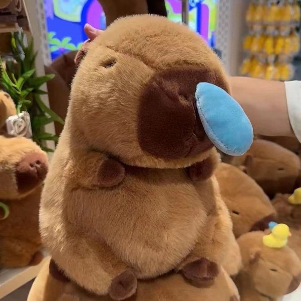image-New Capibara Snot Withdraw Doll Doll Plush Toy Capybara Ugly And Cute Pillow Capybara Online Influencer Cute