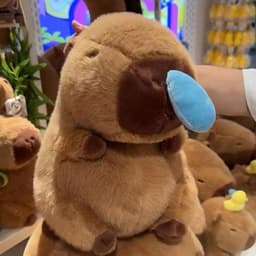 image-New Capibara Snot Withdraw Doll Doll Plush Toy Capybara Ugly And Cute Pillow Capybara Online Influencer Cute