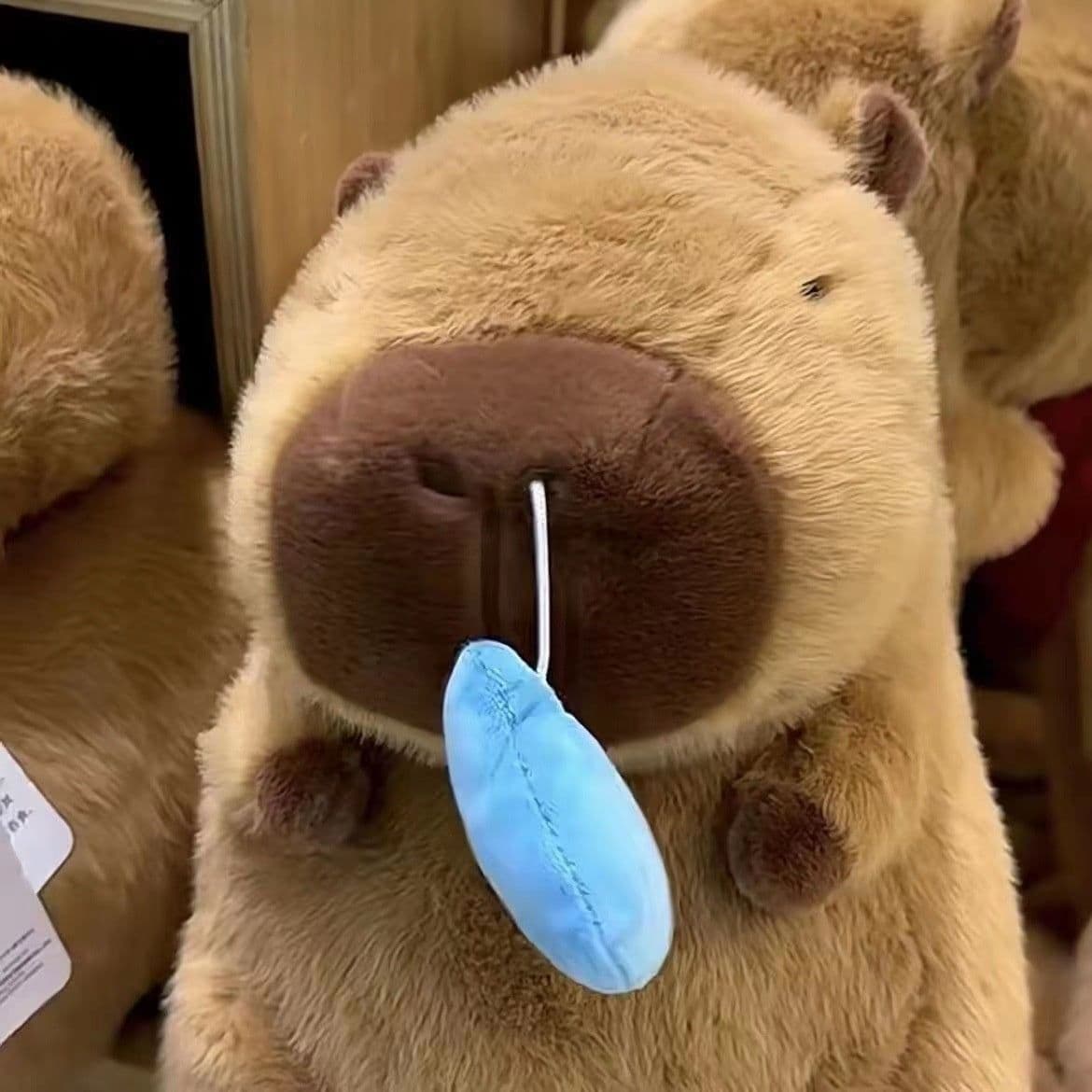 image-New Capibara Snot Withdraw Doll Doll Plush Toy Capybara Ugly And Cute Pillow Capybara Online Influencer Cute