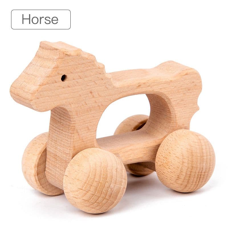 image-Wooden Baby Toy Animal Cute Shape
