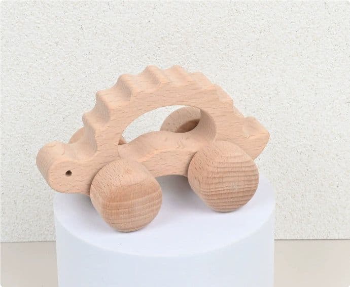 image-Wooden Baby Toy Animal Cute Shape