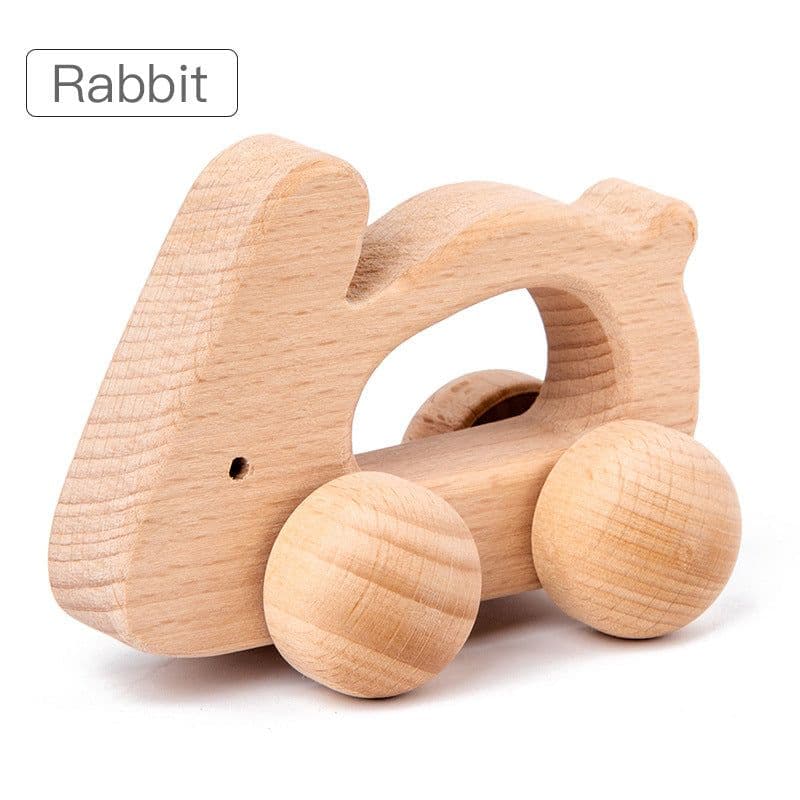 image-Wooden Baby Toy Animal Cute Shape