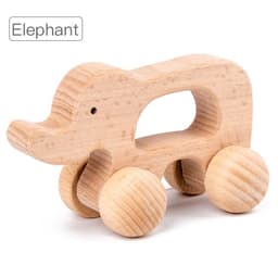 image-Wooden Baby Toy Animal Cute Shape