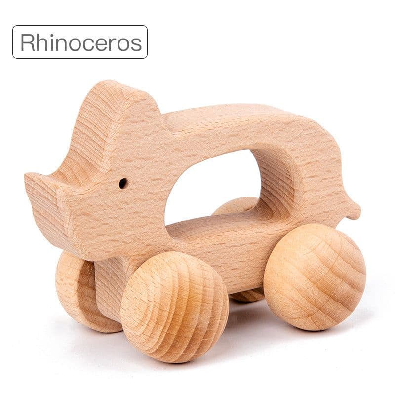 image-Wooden Baby Toy Animal Cute Shape