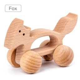 image-Wooden Baby Toy Animal Cute Shape