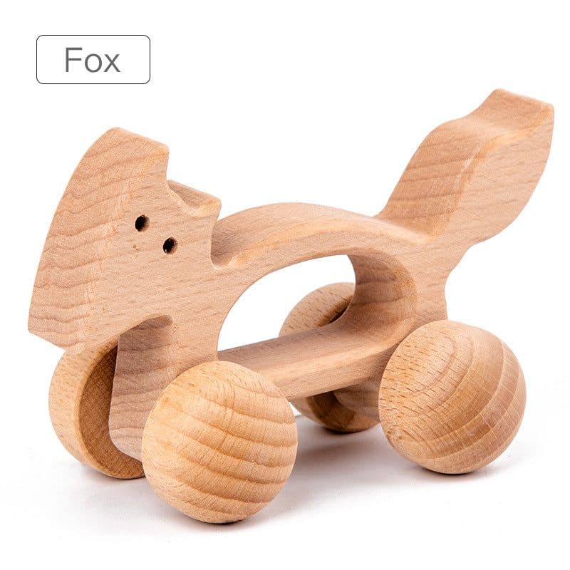 image-Wooden Baby Toy Animal Cute Shape