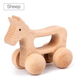 image-Wooden Baby Toy Animal Cute Shape