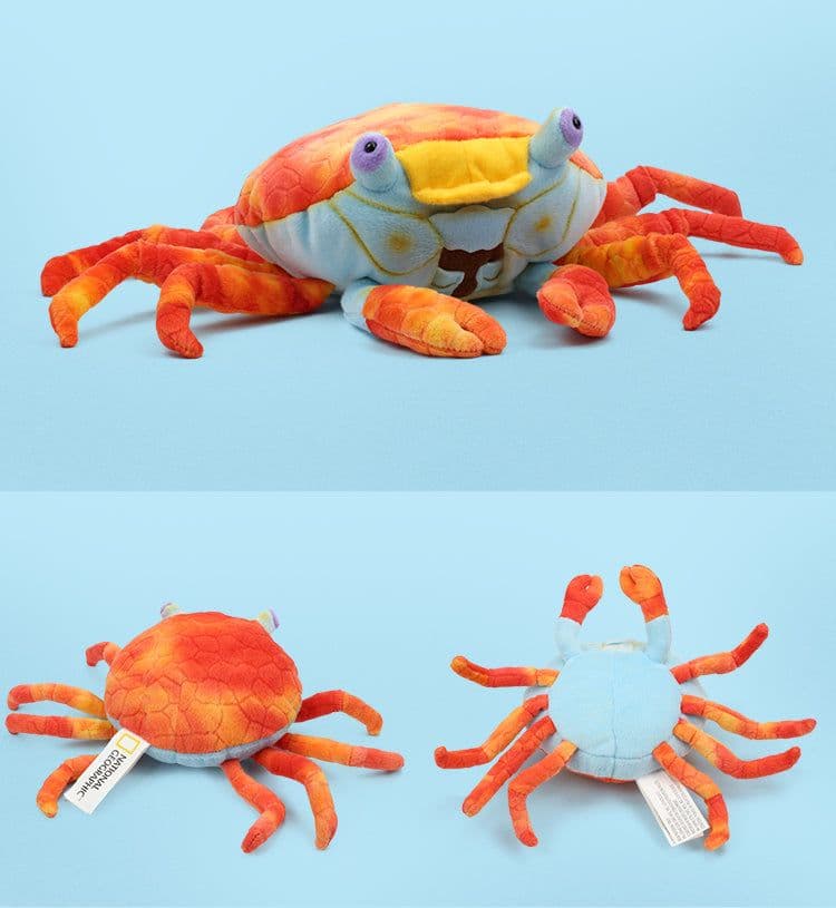 image-Little Crab Doll Animal Plush Lucky Decoration
