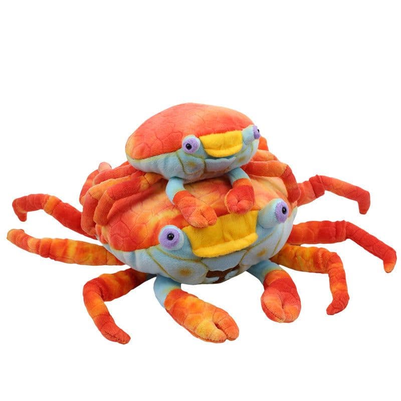 image-Little Crab Doll Animal Plush Lucky Decoration
