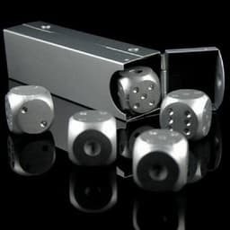 image-5pcs Whisky Dice Stones Ice Cubes Bucket