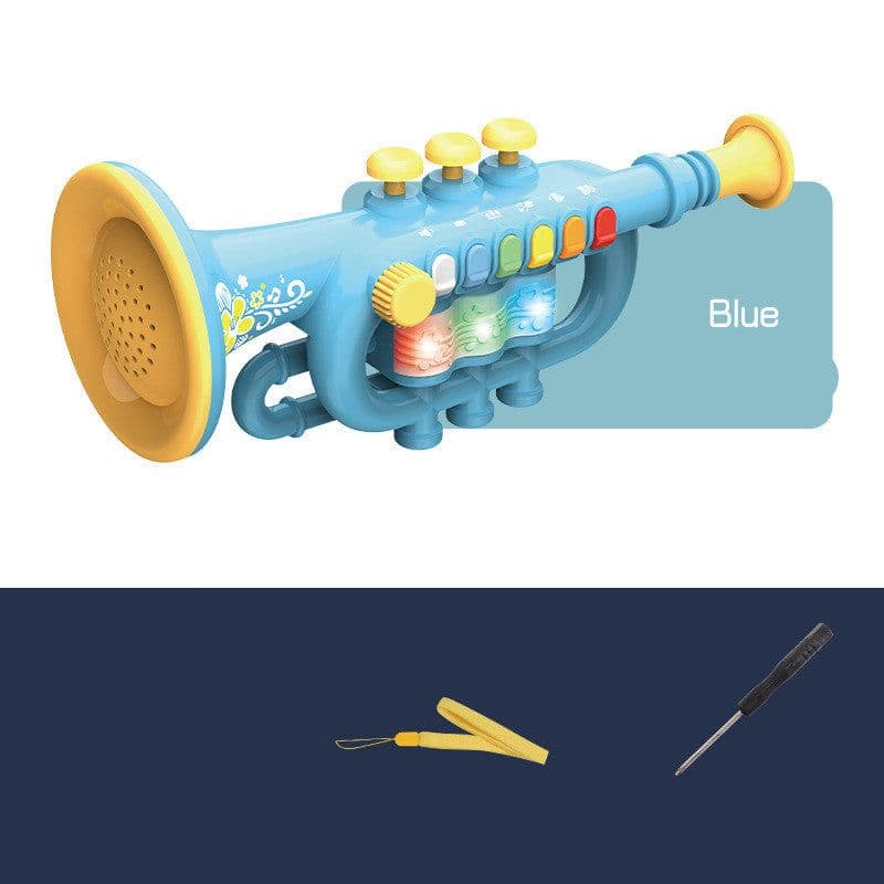 image-Children's Simulation Electric Saxophone Trumpet Clarinet Early Education Music Toys