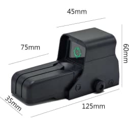 image-Green dot holographic rifle scope