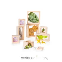 image-Wooden Acrylic Rainbow Building Blocks Children's Early Education Educational Toys