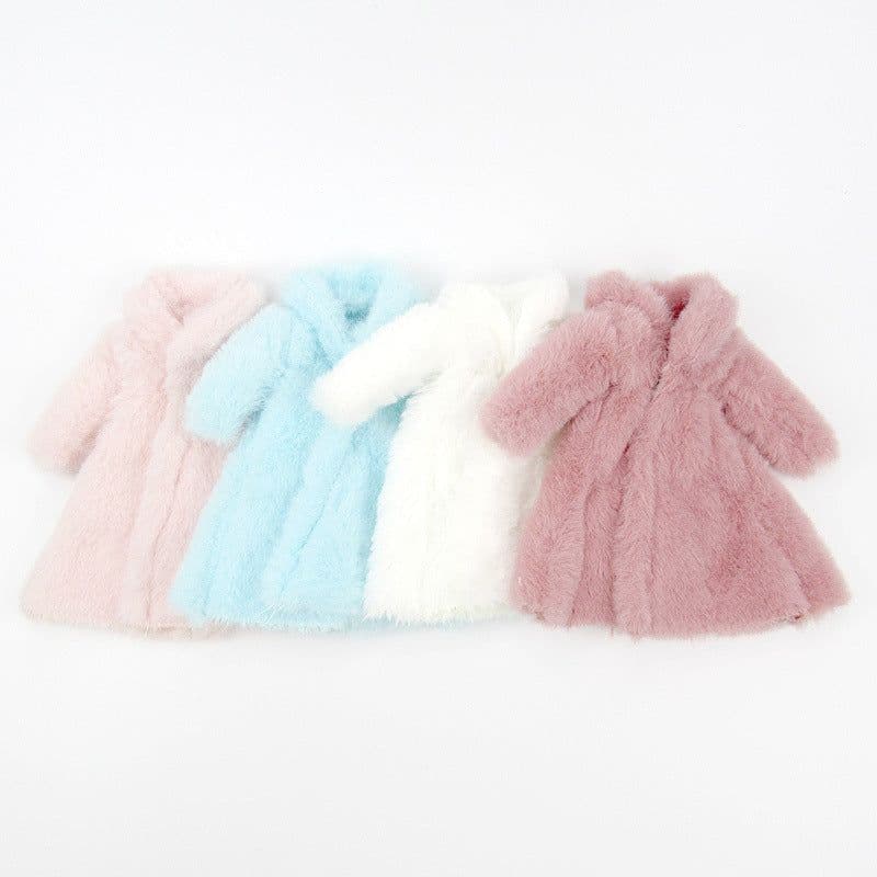 image-Casual Girl Doll Fashion Plush Coat Cloak