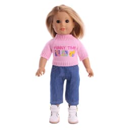 image-18 Inch American Girl Doll Suit Sweater And Jeans
