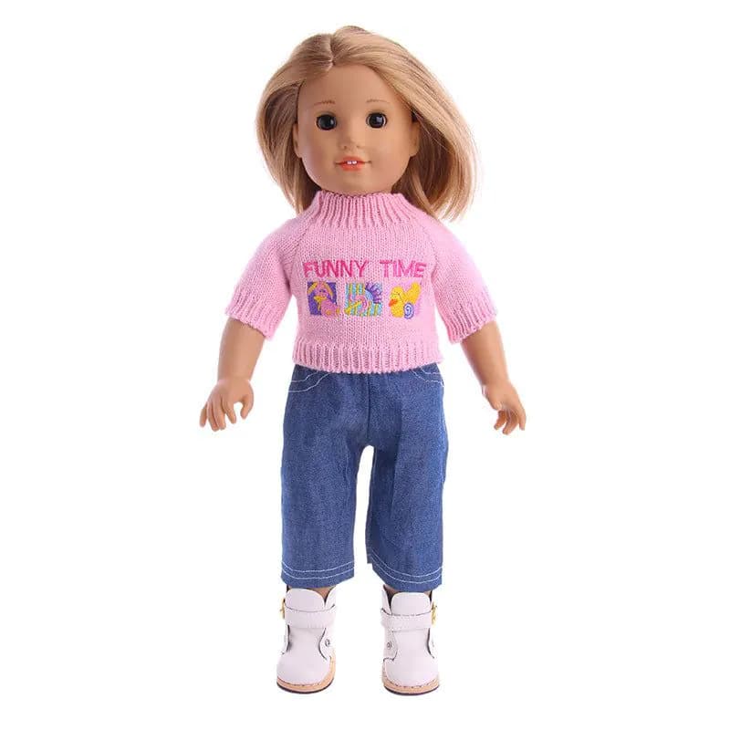 image-18 Inch American Girl Doll Suit Sweater And Jeans