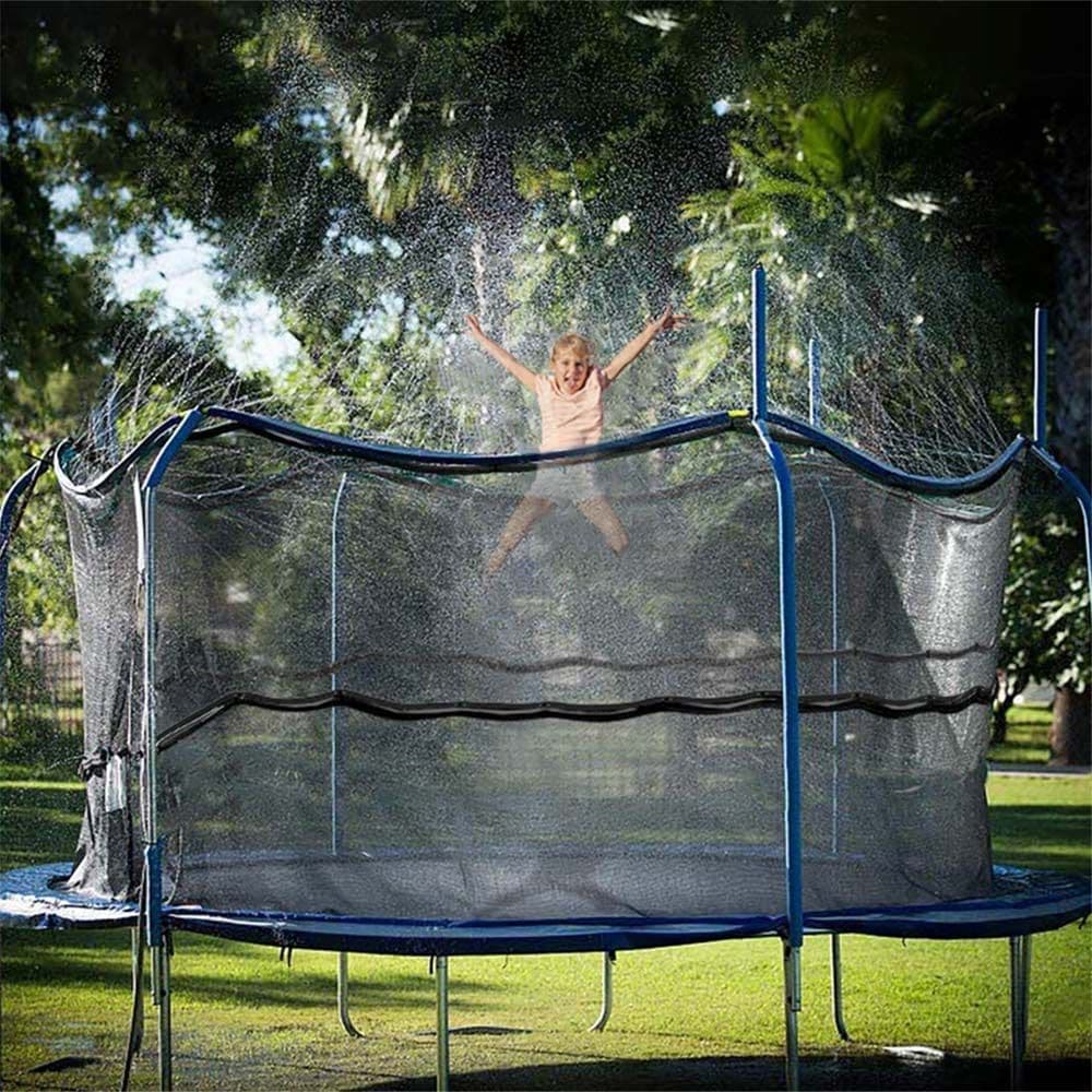 image-New Sprinkler Trampoline Outdoor Garden Water Game Toy Park Accessories